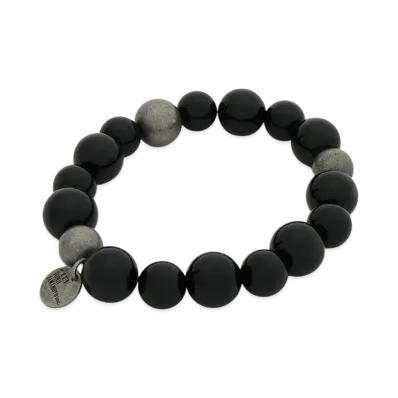 S'YTE Onyx Bead Bracelet "Black"