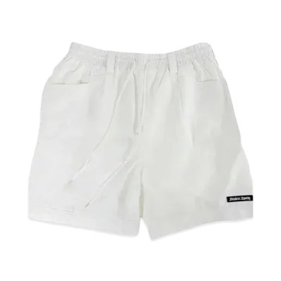 Student Apathy Nylon half pants "WHITE"