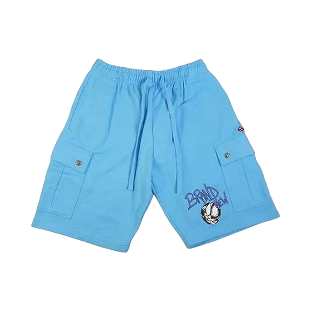 Chrome Hearts Matty Boy Brain New Sweat Half Pants "Blue"