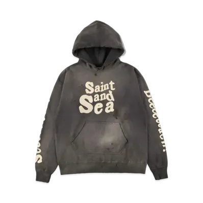 SAINT Mxxxxxx x WIND AND SEA HOODIE "Black"
