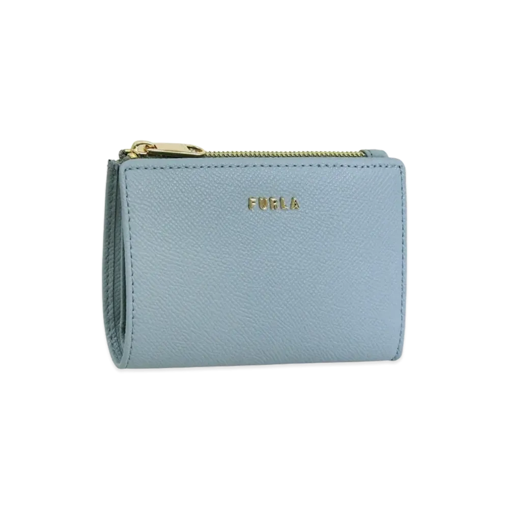 FURLA Classic S Bi-Fold W/Zip "Blue"