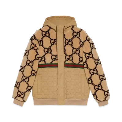 GUCCI GG Jacquard Jacket "Beige/Ebony"