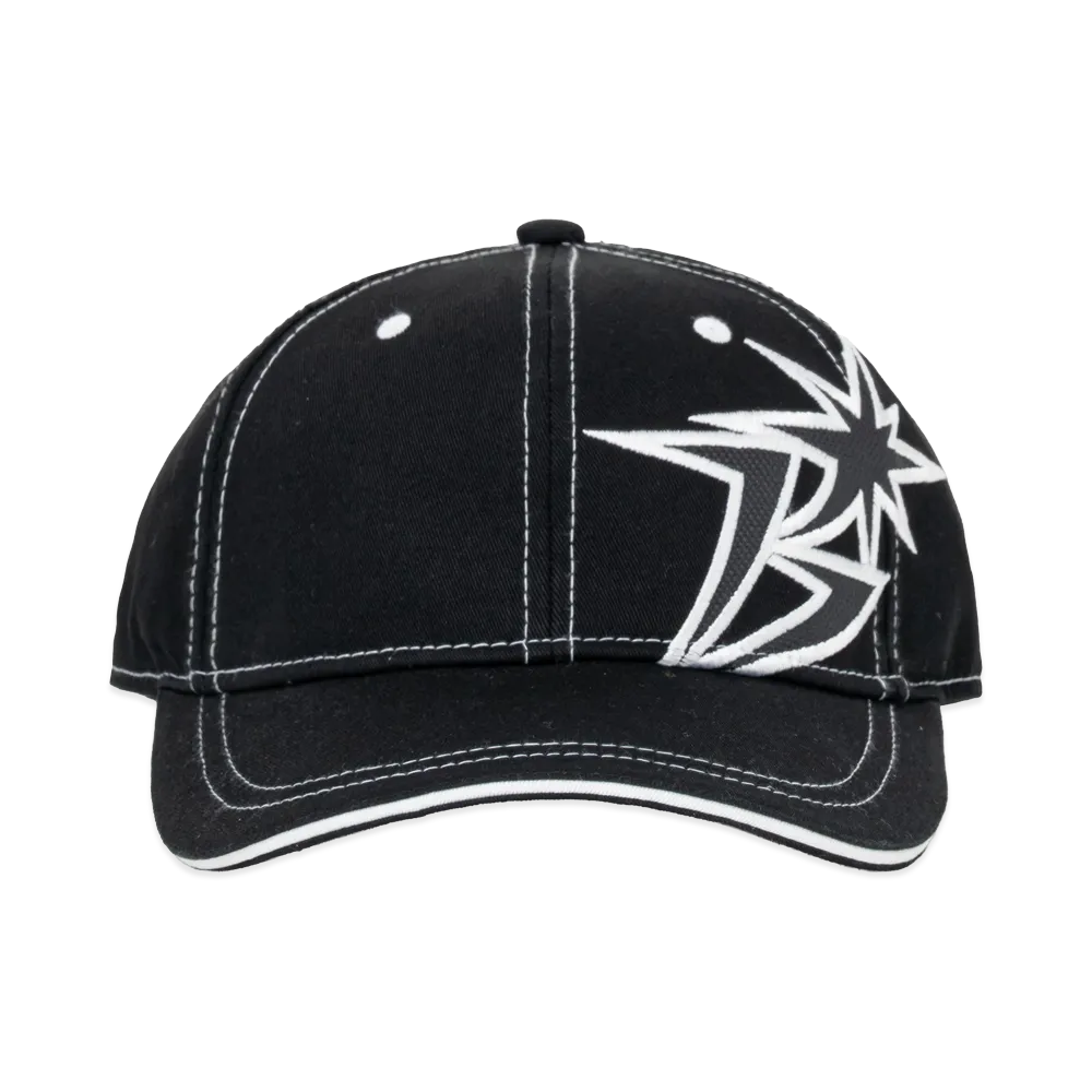 BoTT B Logo Contrast Stitch 6-Panel Cap "Black"