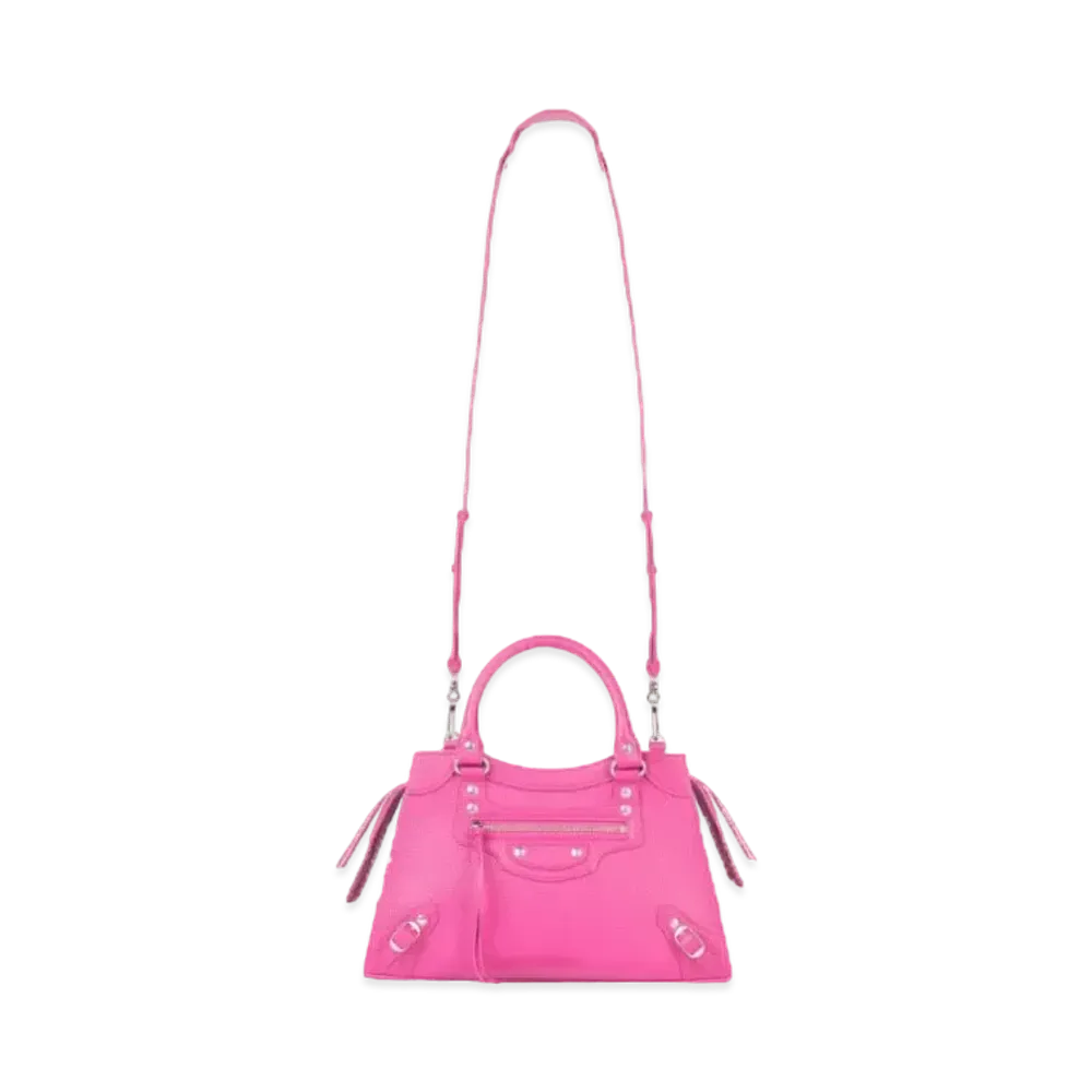 BALENCIAGA Women's Neo Classic Small Top Handle Bag "Fuchsia"