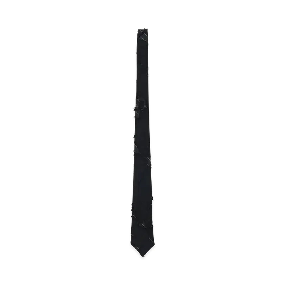 Ground Y x CHAINSAW MAN Collaborate Collection Chainsaw Oparl Finishing Tie Type.A "Black/Gray"