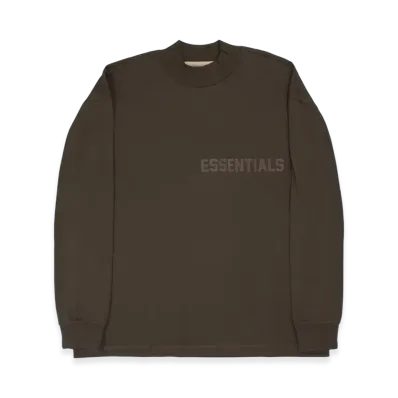 FEAR OF GOD Essentials Long Sleeve T-Shirt "Off Black"