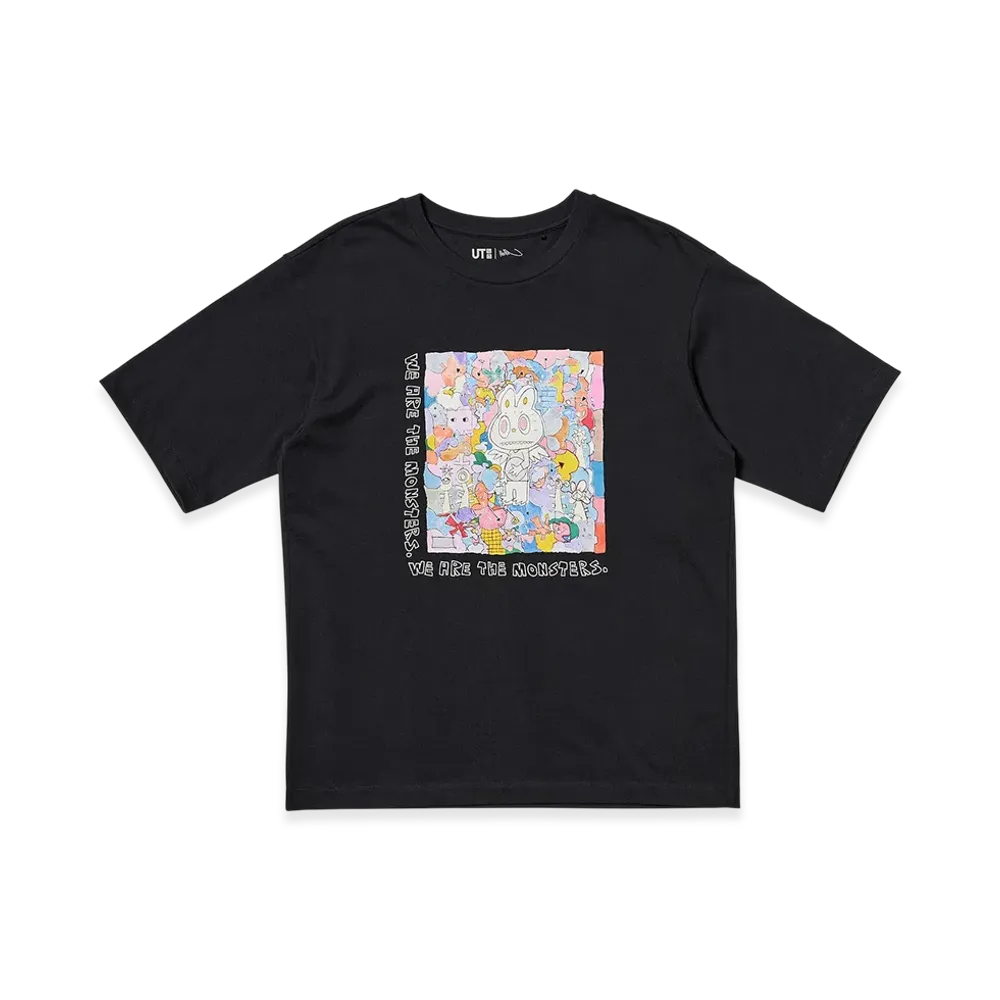 Uniqlo x POP MART THE MONSTERS (LABUBU) Women's UT "Black"