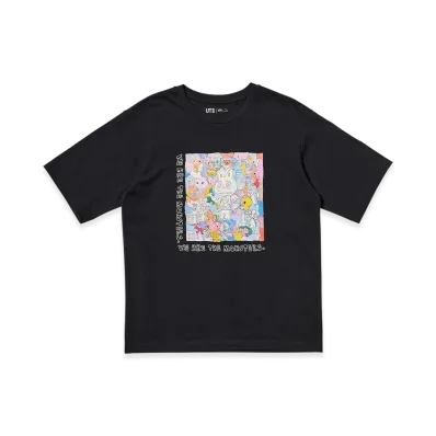 Uniqlo x POP MART THE MONSTERS (LABUBU) Women's UT "Black"