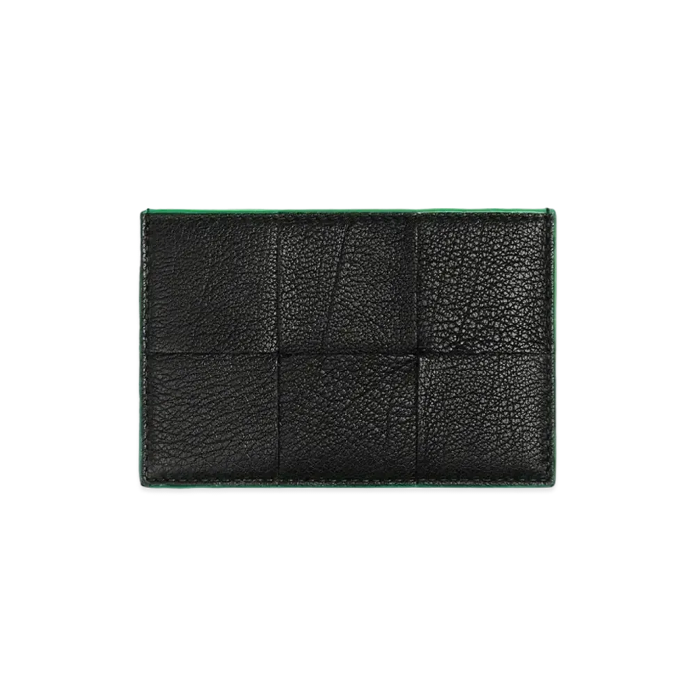 Bottega Veneta Credit Card Case "Black/Parakeet"