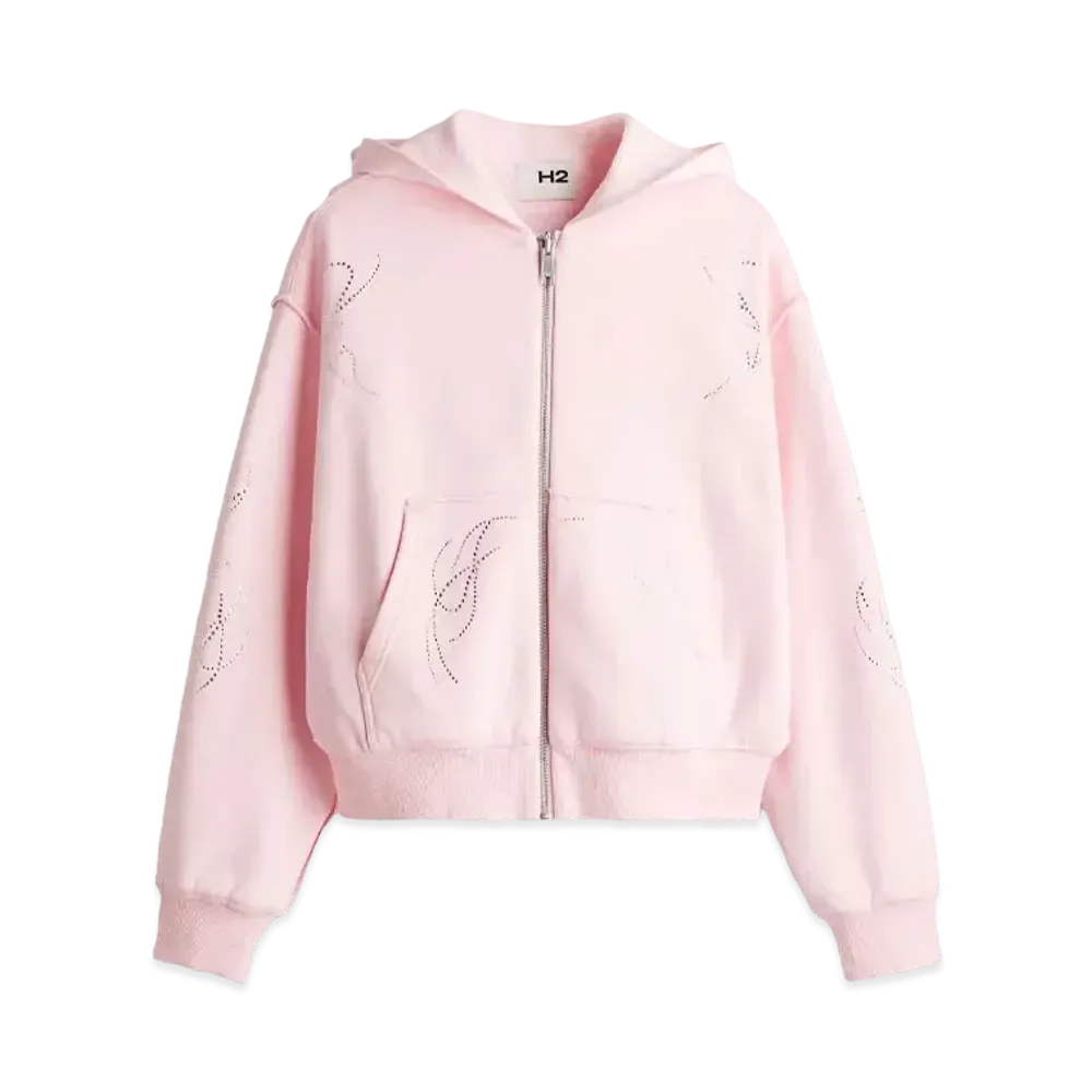 HERONPRESTON x H&M H2 Reversible Full Zip Hooded Jacket "Light Pink"
