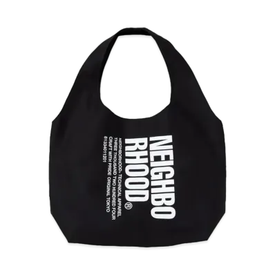 NEIGHBORHOOD ID Tote Bag-M "Black"