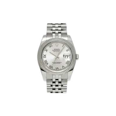 ROLEX Datejust "Silver Roman/Stainless Steel/White Gold"