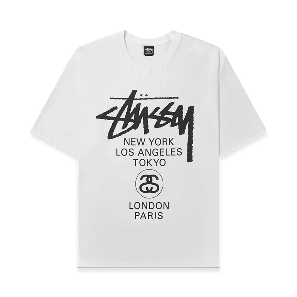 Stussy World Tour Tee 2021 "White"