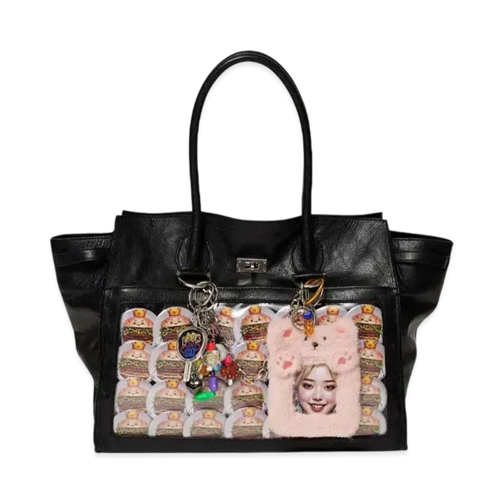 doublet Ita Leather Bag "Black"