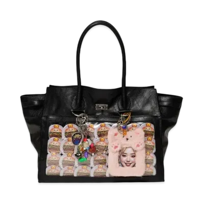 doublet Ita Leather Bag "Black"