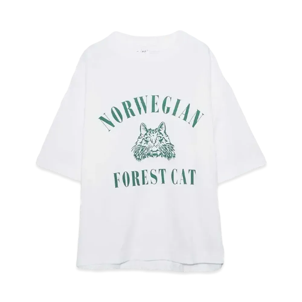 F/CE FOREST CAT BIG T "White"