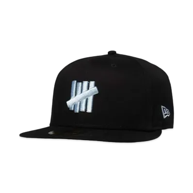 UNDEFEATED X NE ICON FITTED - 90219 "Black"