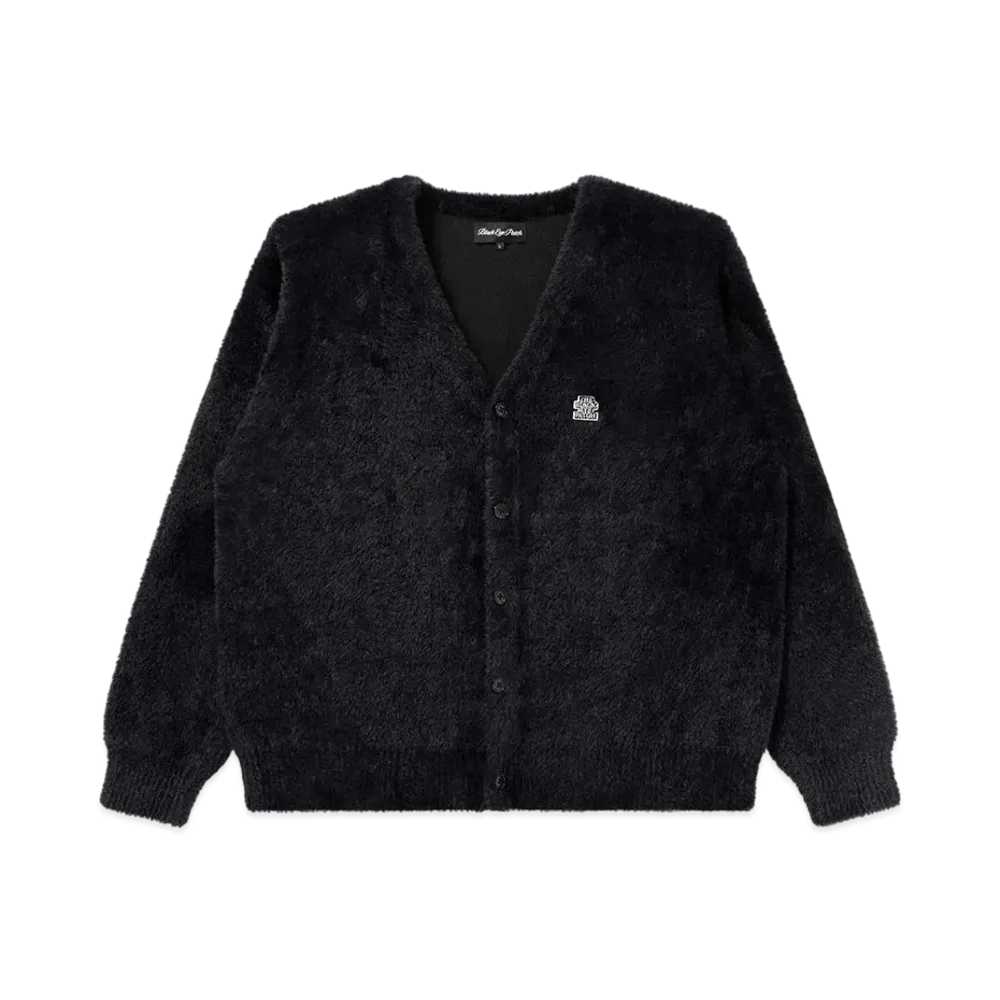 BlackEyePatch Og Label Shaggy Cardigan "Black"