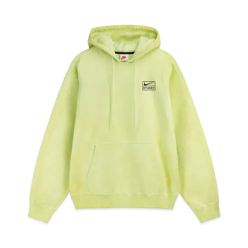 Stussy × Nike NRG Washed Hoddie (US Size) "Volt" DM1021-702