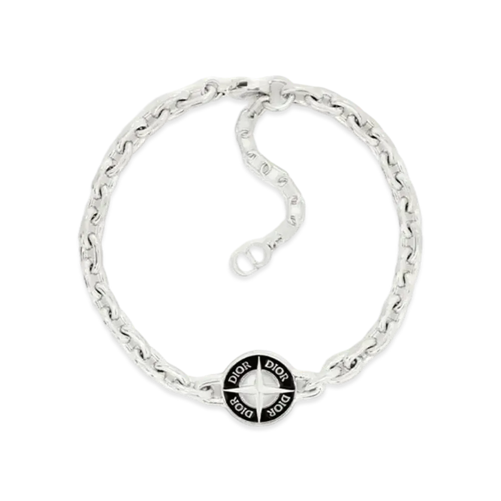 Dior x Stone Island Bracelet Brass and Resin "Black"