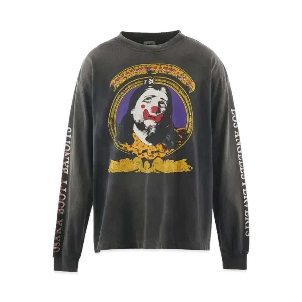 SAINT Mxxxxxx x Born x Raised BR_LS Tee_Born Saint "Black"