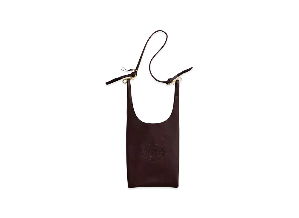 NICENESS N.Lowe Steerhide Shoulder Bag "Dark Brown"