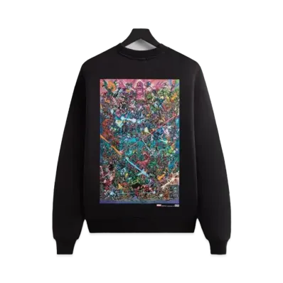 KITH x MARVEL Villains Clash Vintage Nelson Crewneck "Black"