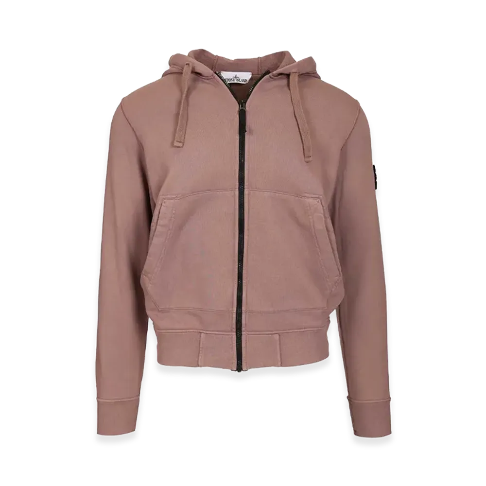 Stone Island Organic Cotton Hoodie "Purple"