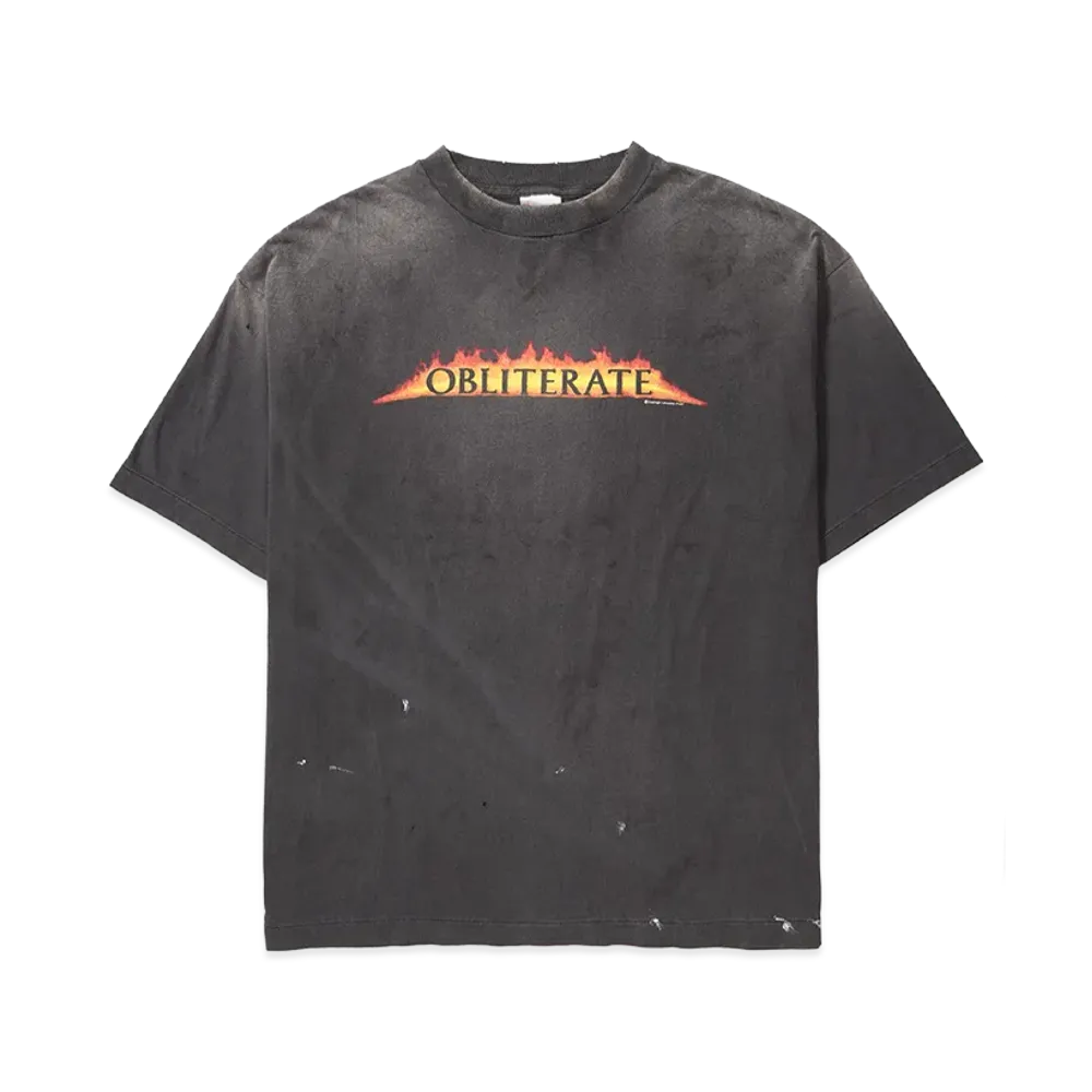 SAINT Mxxxxxx SS Tee_Obliterate "Black"