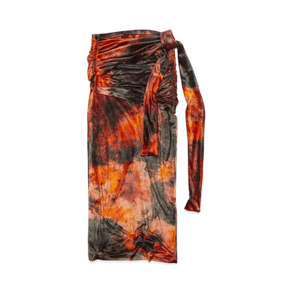 Acne Studios Wrap Skirt "Last Orange"