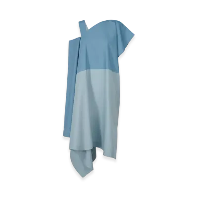 132 5. ISSEY MIYAKE Slit Print "Light Blue"