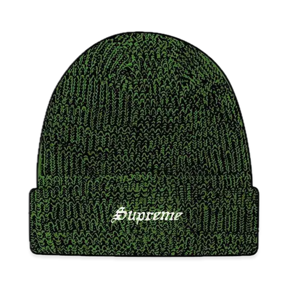 Supreme Twisted Loose Gauge Beanie "Green"