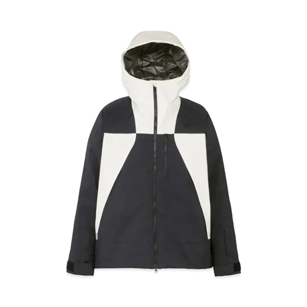 Goldwin 2 Tone Color Hooded Jacket (Ski / Men's) "Black/White"
