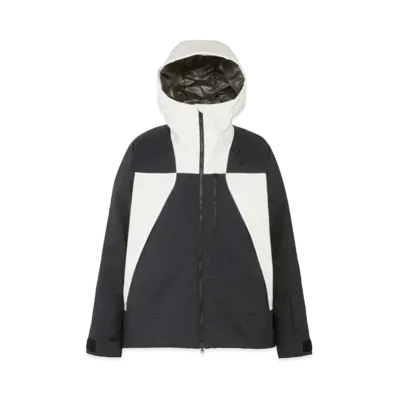 Goldwin 2 Tone Color Hooded Jacket (Ski / Men's) "Black/White"