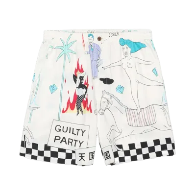 WACKO MARIA 世界平和プロジェクト / Hawaiian Shorts "White"