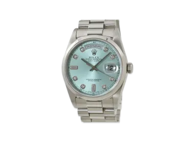 ROLEX Daydate "Ice Blue/Platinum"