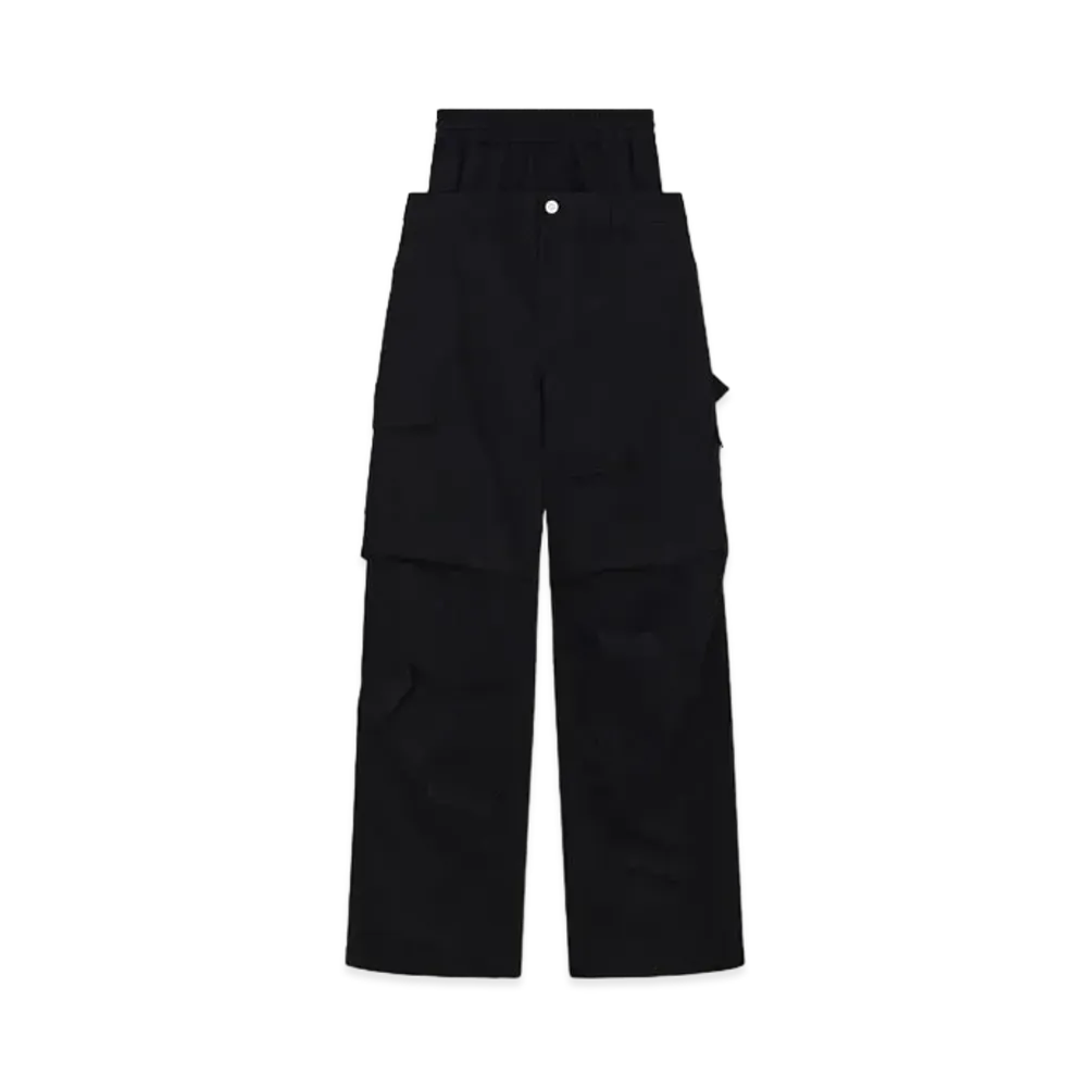 WE11DONE Sagging Cargo Pants "Black"