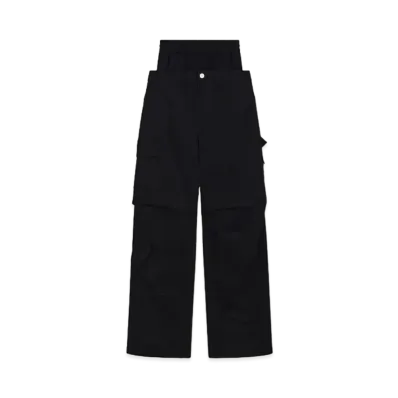 WE11DONE Sagging Cargo Pants "Black"
