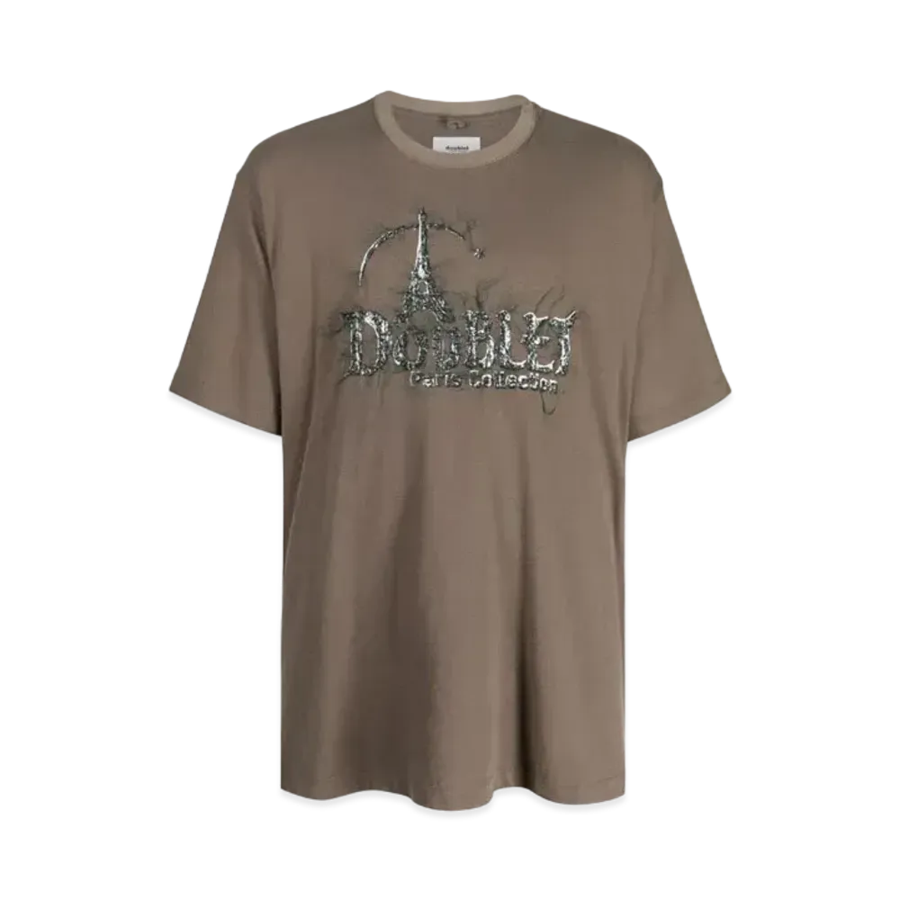 doublet Logo T-shirt "Taupe"