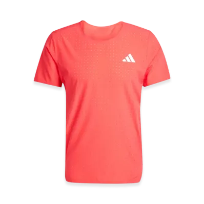 adidas Adizero Running Short-Sleeve T-Shirt "Semi Lucid Red"
