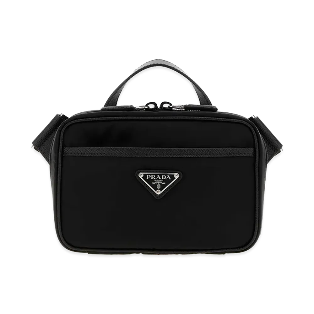 PRADA Re-Nylon Crossbody Bag "Black"