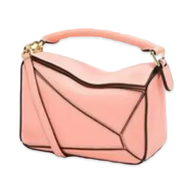 LOEWE Mini Puzzle Bag In Classic Calfskin "Blossom"