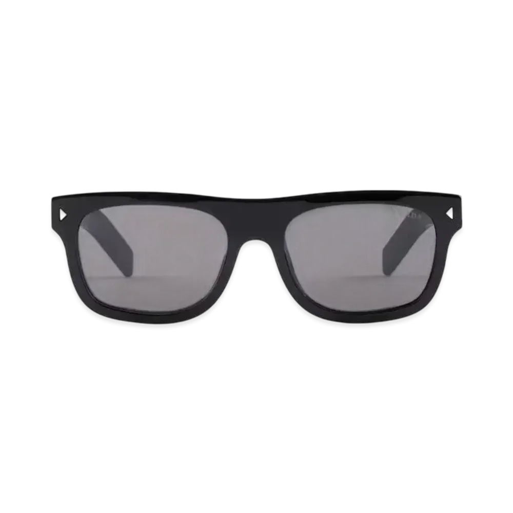 PRADA Sunglasses with The Iconic Metal Plaque "Lenses Ardesia Crist"
