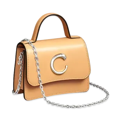 Cartier Chain Bag Micro, Panthere de Cartier "Camel Beige"