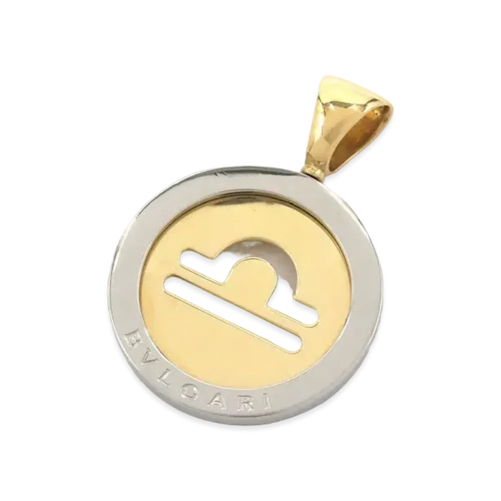 BVLGARI Tondo Libra Pendant Top "Yellow Gold"