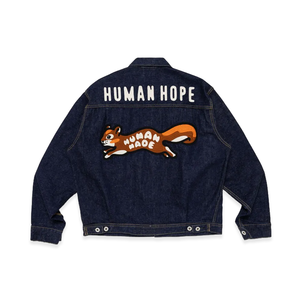 HUMAN MADE x j-hope of BTS HUMAN HOPE Denim Work Jacket "Indigo"