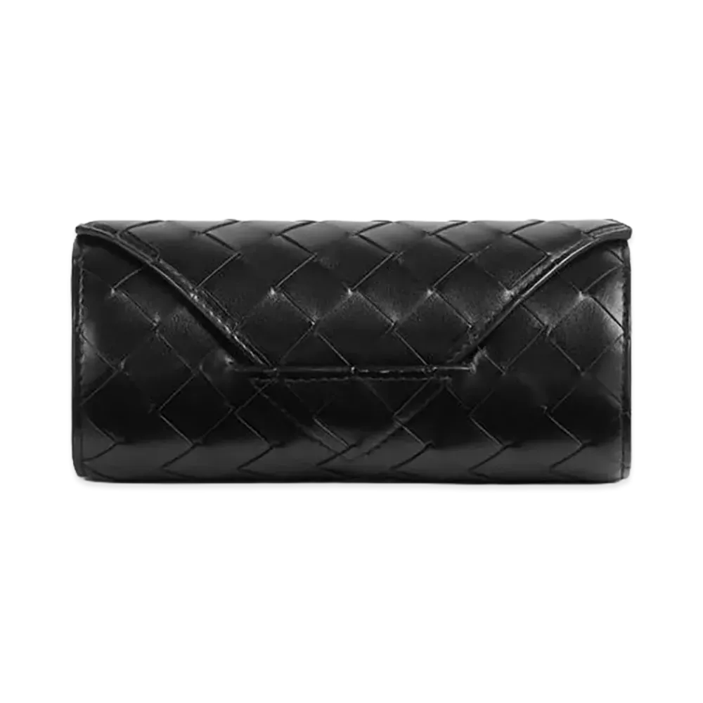 Bottega Veneta Intrecciato Fragrance Case "Black"