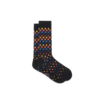 Paul Smith Artist Stripe Dot Socks "Black"