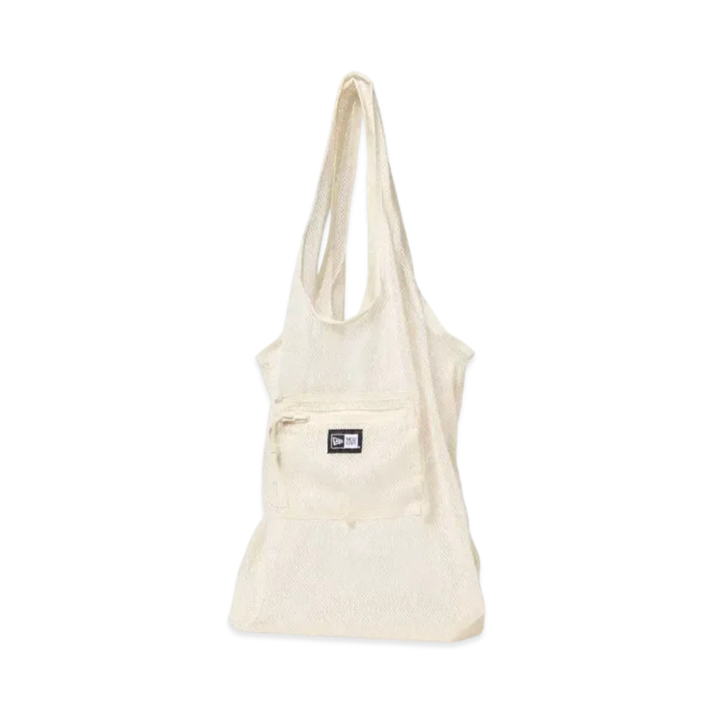 NEW ERA Eco Tote Bag 22L Packable Mesh "Ivory"