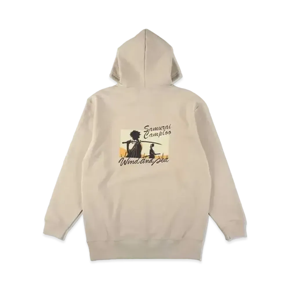 WIND AND SEA x SAMURAI CHAMPLOO (Illust) Hoodie "Beige"